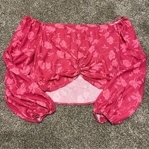 NWOT Off the Shoulder Top Valentines
